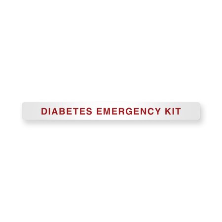 AEK Magnetic Cabinet Label Diabetes Emergency Kit EN9466